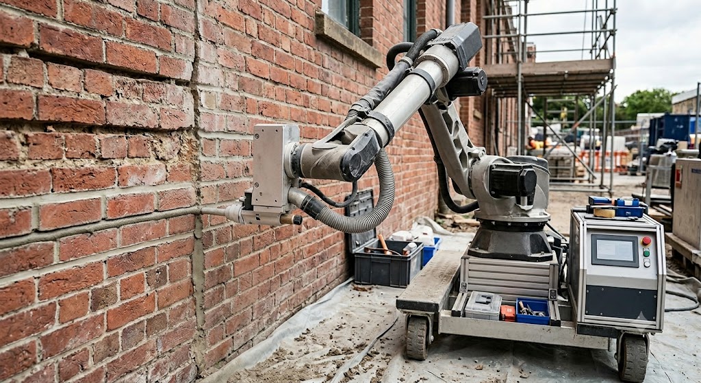 Generated image of a renovation robot